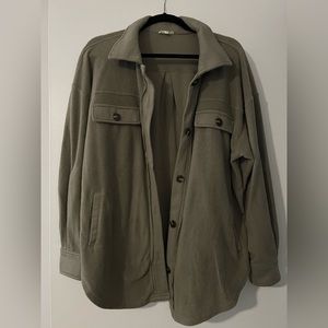 Olive green shacket